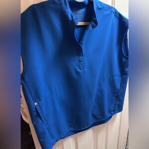 Figs Rafaela Royal Blue top